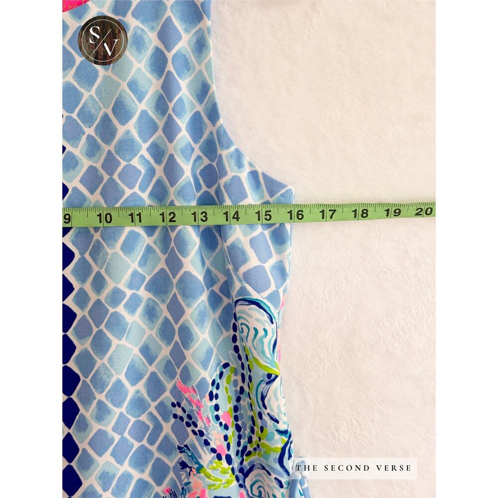 LILLY PULITZER Donna Romper Size 2 Multi Hidden Treasure - Picture 9 of 11